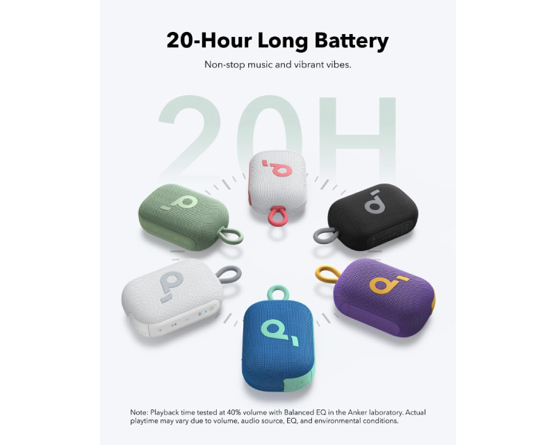 Anker Soundcore Bluetooth zvučnik IP67 do 20h zeleni (ZVU03804) - Zvučnici
