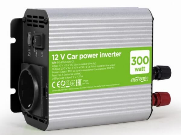 Auto inverter 12V DC/AC 300W+USB port - Pretvarači napona