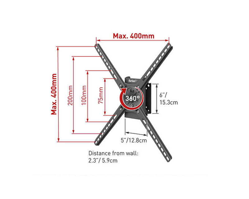 Barkan BM300R Zglobni Zidni Nosač TV do 65