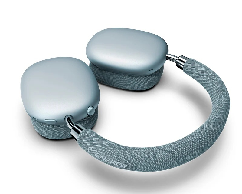 Bežične Bluetooth slušalice preko ušiju za muziku plave - Slušalice
