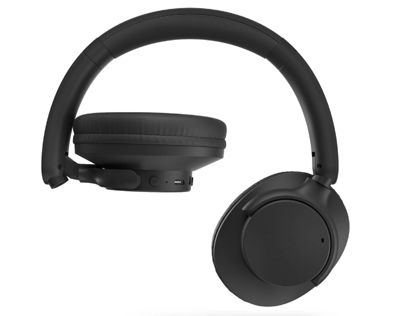Bežične Bluetooth slušalice sa FM radiom i MP3 plejerom crne - Slušalice