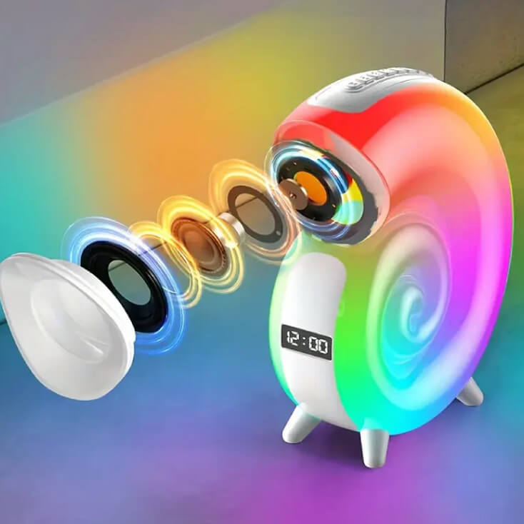 Bluetooth RGB zvučnik beli - Zvučnici