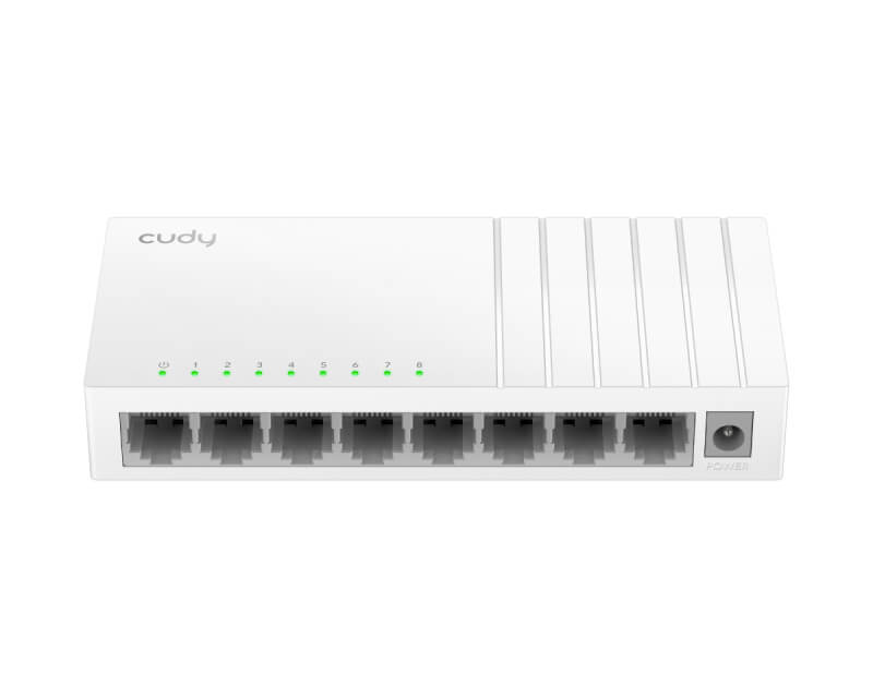 CUDY FS108D 8-port Fast Ethernet switch – nemanaged - Ethernet svičevi