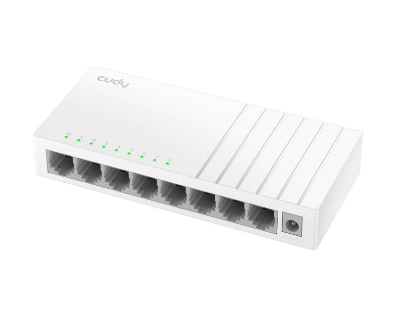 CUDY FS108D 8-port Fast Ethernet switch – nemanaged - Ethernet svičevi