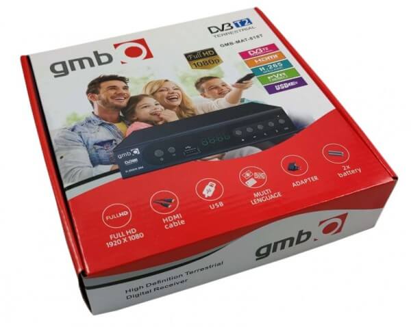 DVB-T2 SET TOP BOX Full HD, H265 GMB-MAT-818T - Ostala oprema