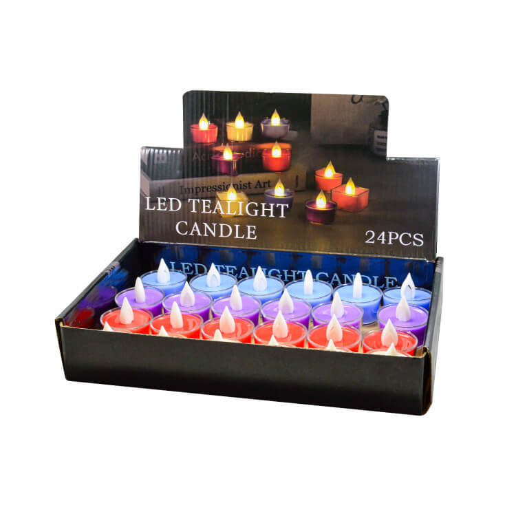 Dekorativna mini LED sveća u bojama - Dekorativna rasveta