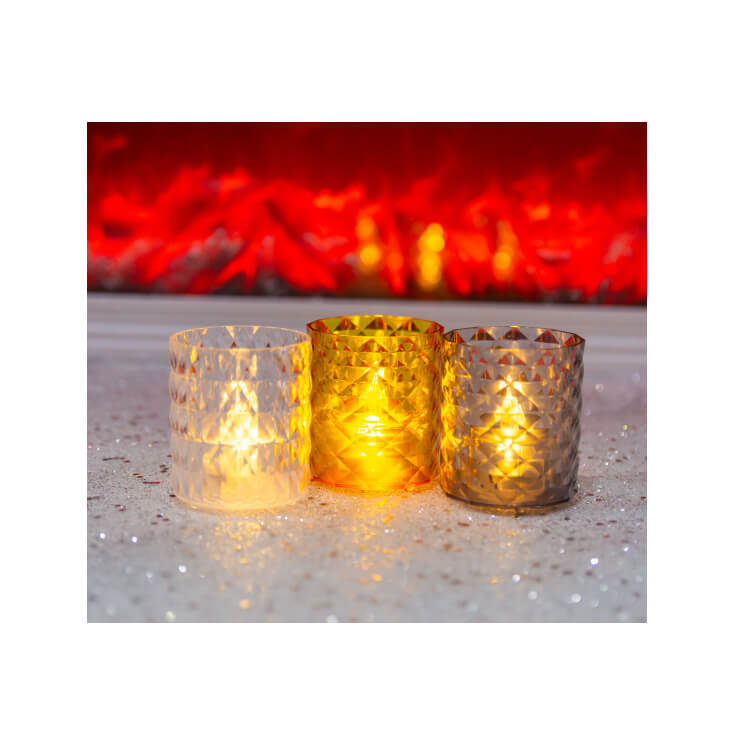 Dekorativna mini LED sveća u tri boje - Dekorativna rasveta