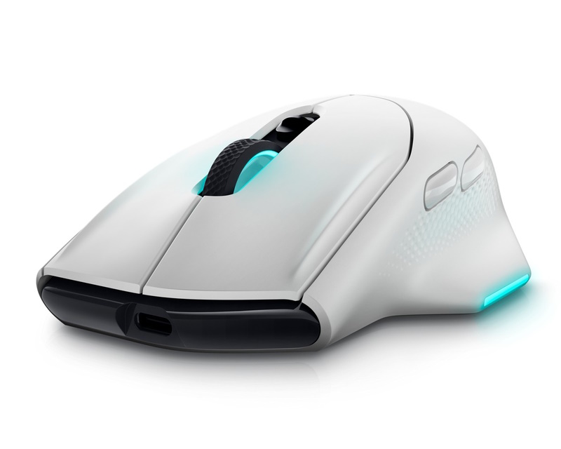 Dell Alienware Gaming Miš Bežično/Žično, 26000 DPI, 7 Tastera, AlienFX RGB, Beli - Miševi i tastature