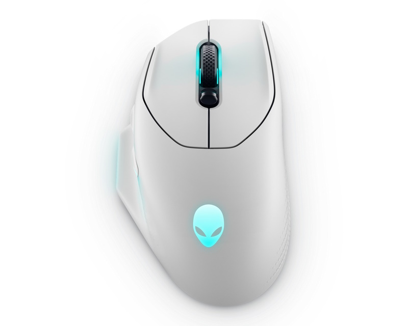 Dell Alienware Gaming Miš Bežično/Žično, 26000 DPI, 7 Tastera, AlienFX RGB, Beli - Miševi i tastature