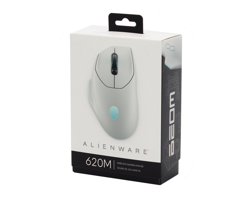 Dell Alienware Gaming Miš Bežično/Žično, 26000 DPI, 7 Tastera, AlienFX RGB, Beli - Miševi i tastature
