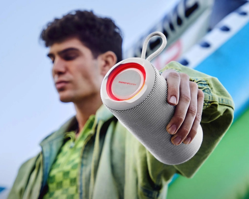 ENERGY SISTEM Bluetooth zvučnik IPX6, 5000mAh, FM, LED, sivi - Zvučnici