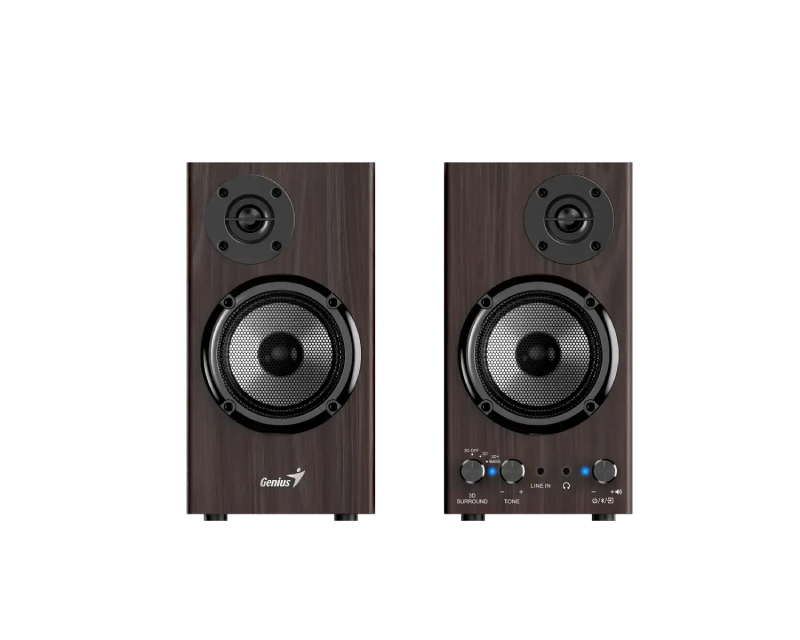 GENIUS Bluetooth zvučnik 2.0, 3D surround, drveno kućište - Zvučnici