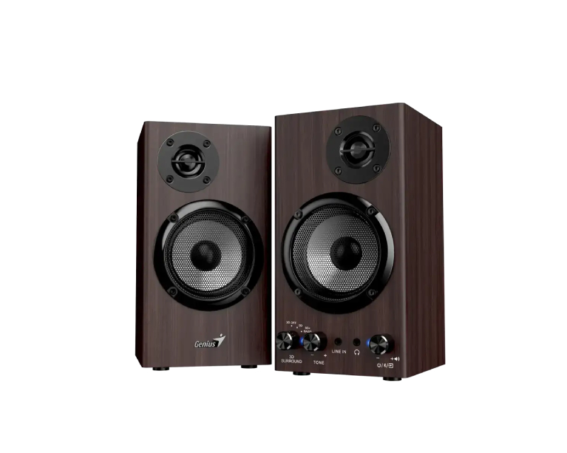 GENIUS Bluetooth zvučnik 2.0, 3D surround, drveno kućište - Zvučnici