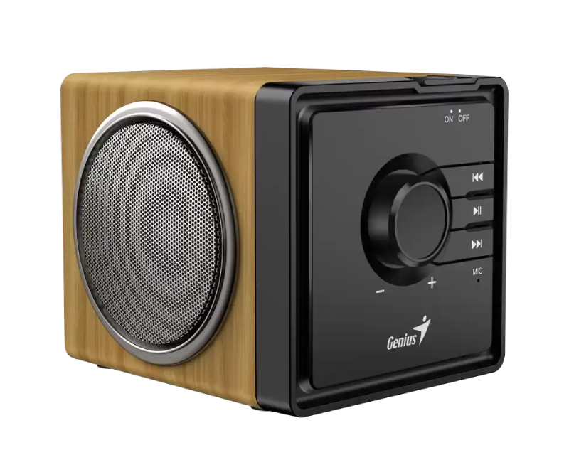 GENIUS Bluetooth zvučnik 2.0, drveno kućište, 1800mAh - Zvučnici