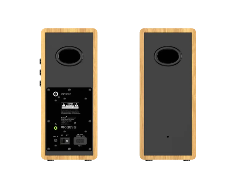 GENIUS Bluetooth zvučnik 2.0, drveno kućište, woofer 3.5 inča - Zvučnici
