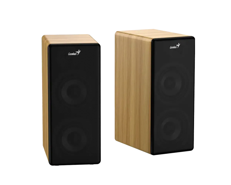GENIUS Bluetooth zvučnik 2.0, drveno kućište, woofer 3.5 inča - Zvučnici