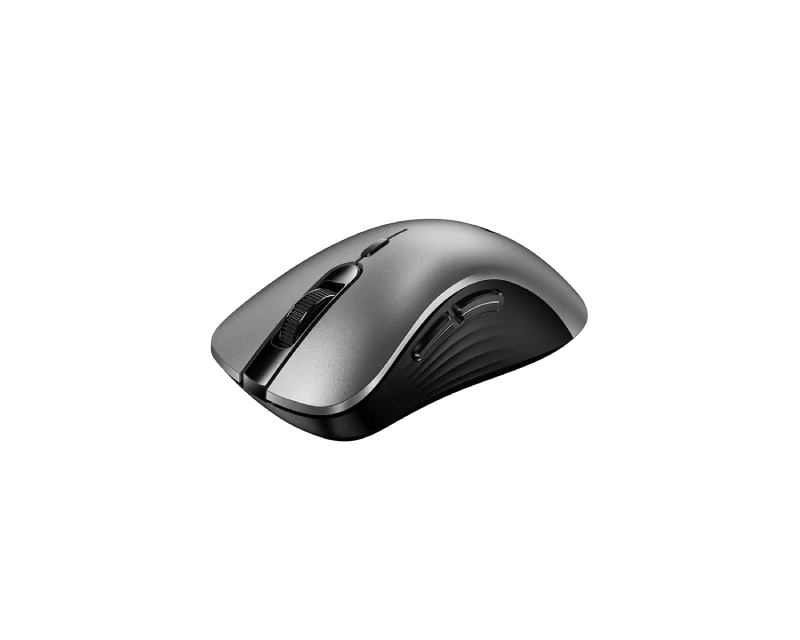 Genius Bežični Miš 1600 DPI, 6 Tastera, Voice Typing i Copilot, Tihi, Srebrno Crni - Miševi i tastature