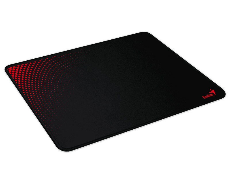 Genius Podloga za Miš XL 450 x 400 mm, Tkanina i Guma, Crno Crvena, 3 mm - Miševi i tastature