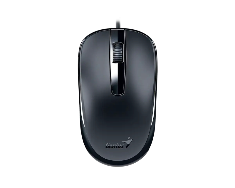 Genius Žični USB-C Optički Miš 1200 DPI, Ambidekstrnski, Crni, 85 g - Miševi i tastature