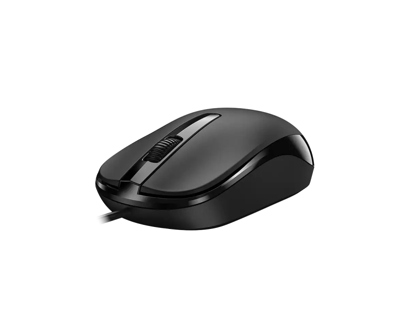 Genius Žični USB-C Optički Miš 1200 DPI, Ambidekstrnski, Crni, 85 g - Miševi i tastature