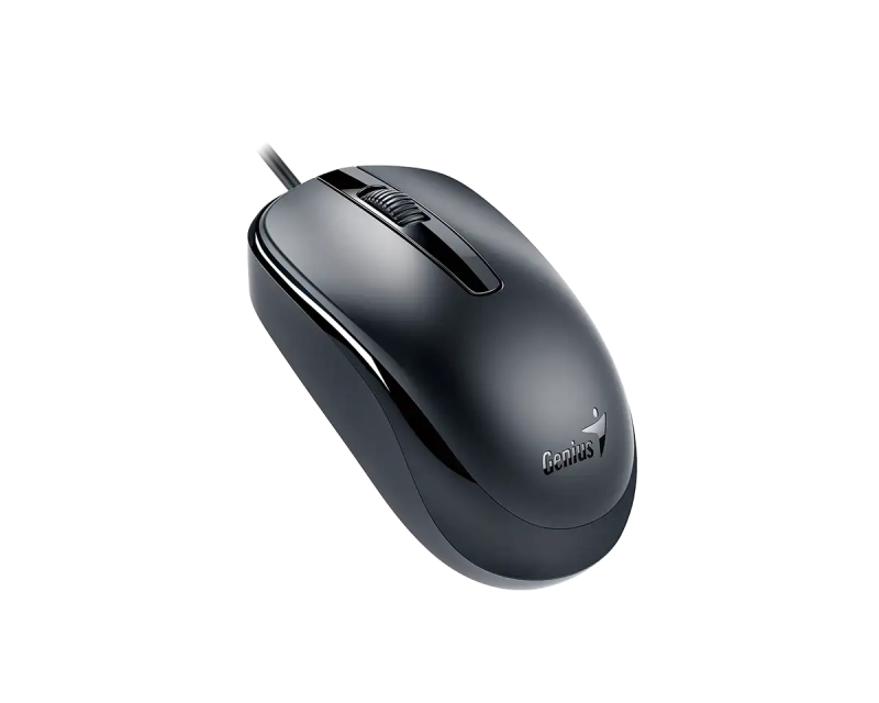 Genius Žični USB-C Optički Miš 1200 DPI, Ambidekstrnski, Crni, 85 g - Miševi i tastature
