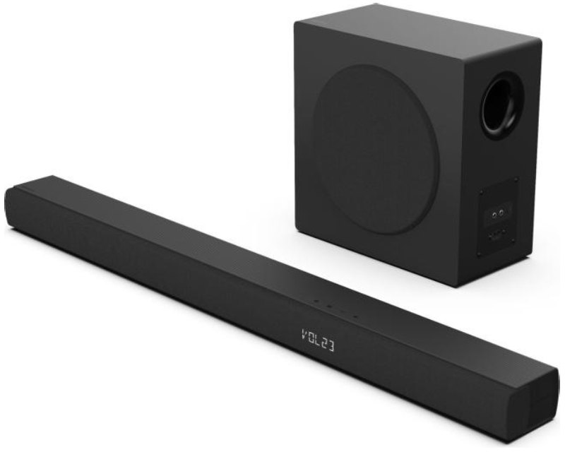 HISENSE 3.1 soundbar 480W, bežični subwoofer, DTS Virtual X - Zvučnici