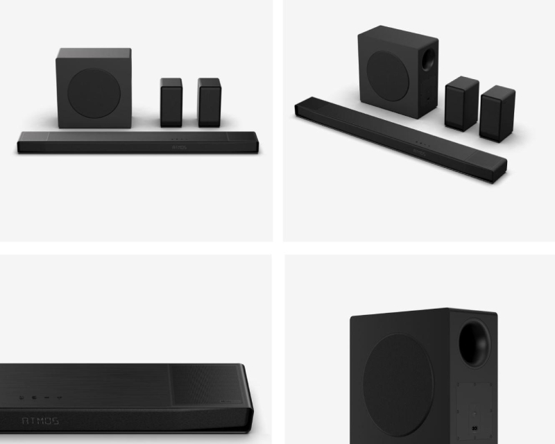 HISENSE 5.1.4 soundbar Dolby Atmos, bežični subwoofer i sateliti - Zvučnici