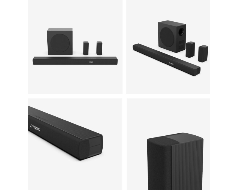 HISENSE 5.1 soundbar 380W, Dolby Atmos, bežični subwoofer - Zvučnici