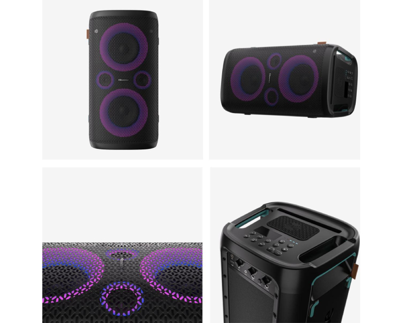HISENSE party Bluetooth zvučnik, karaoke, 7650mAh, DJ efekti - Zvučnici