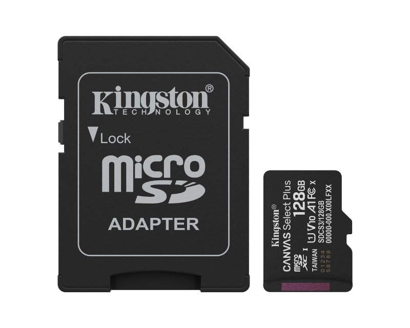 KINGSTON Memorijska kartica 128GB + adapter - Memorijske kartice
