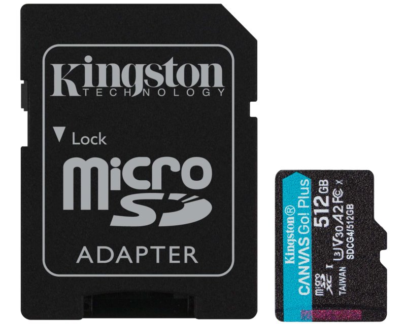 KINGSTON Memorijska kartica 512GB Canvas Go Plus - Memorijske kartice