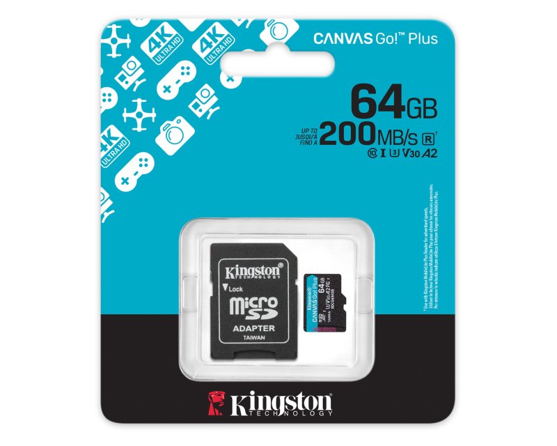 KINGSTON Memorijska kartica 64GB Canvas Go - Memorijske kartice