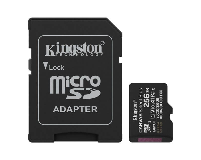 Kingston SDXC 256GB Canvas Select Plus U1 V10 150MB/s - Memorijske kartice