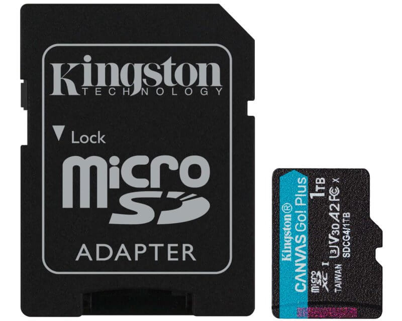 Kingston microSDXC 1TB Canvas Go Plus 200MB/s A2 U3 - Memorijske kartice