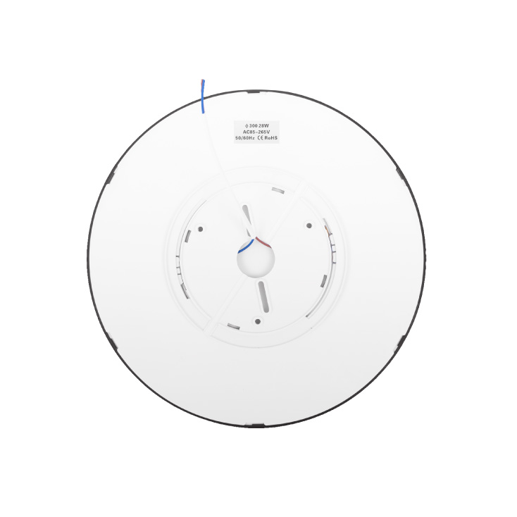 LED plafonjera 28W dnevno svetlo crna - Led plafonjere