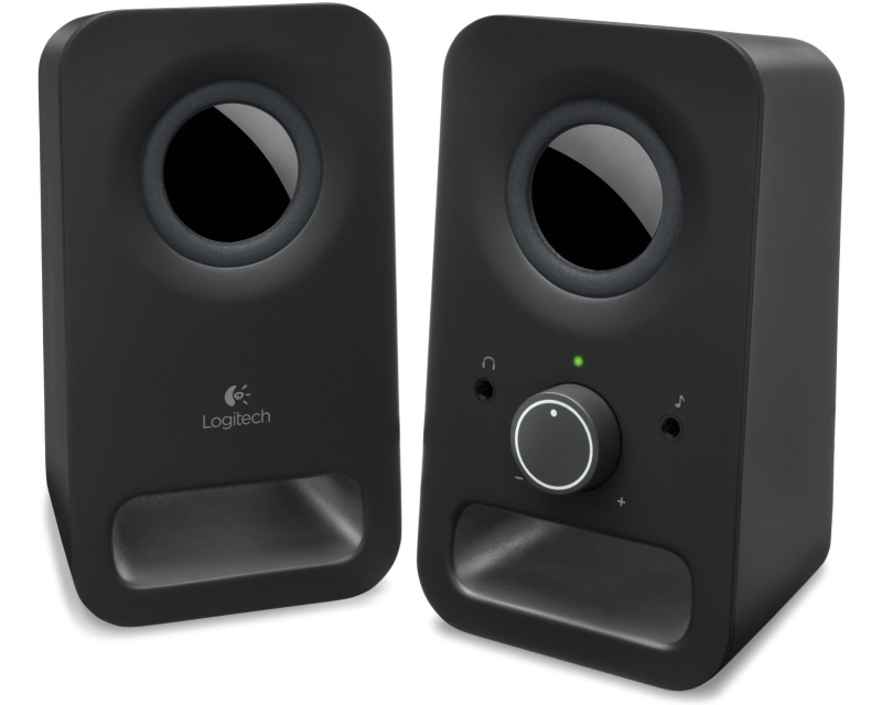 LOGITECH zvučnici za računar 2.0, 3.5mm, kompaktni, crni - Zvučnici