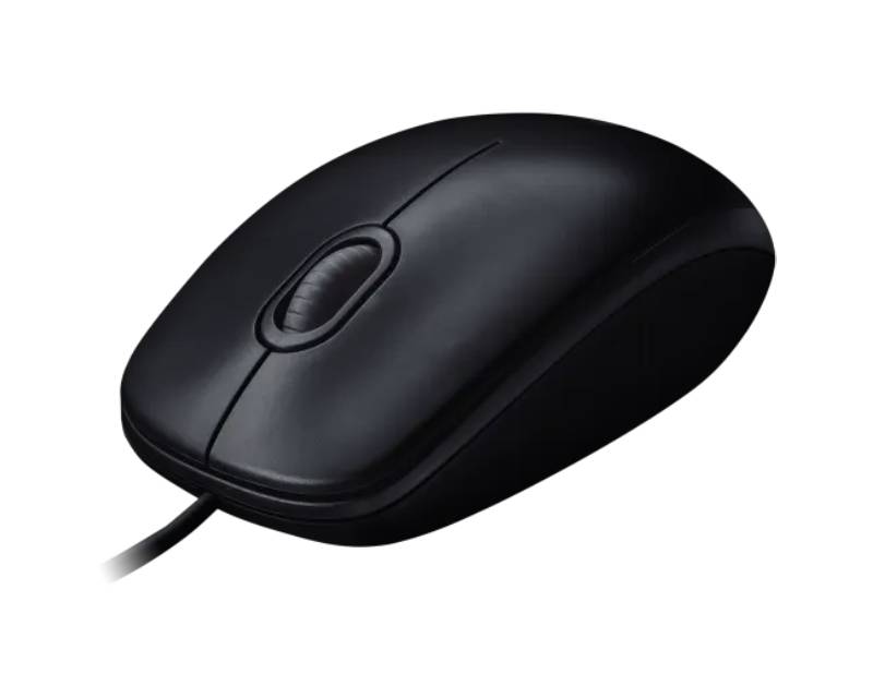 Logitech Žični Optički Miš 1000 DPI, 3 Tastera, USB, Ambidekstrnski, Crni - Miševi i tastature