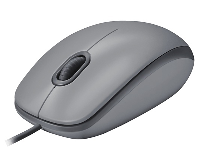 Logitech Žični Optički Miš 1000 DPI, USB, Ambidekstrnski, Sivi, 85 g - Miševi i tastature