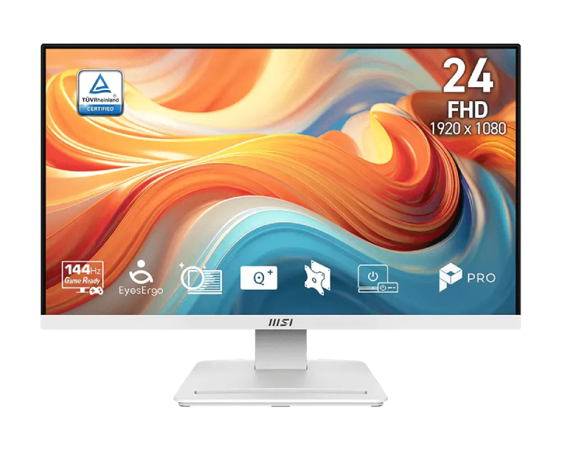 MSI Gaming Monitor 23.8 inča Full HD VA 144Hz, FreeSync, Beli, MSI Power Link - PC monitori