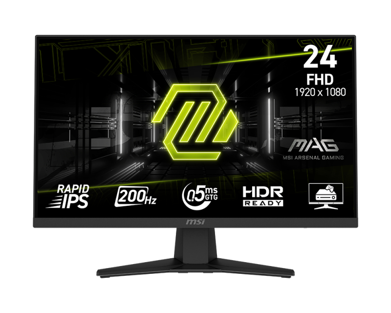 MSI Gaming Monitor 23.8 inča Rapid IPS 200Hz, 0.5ms, 10 bit, 115% sRGB, HDR Ready - PC monitori