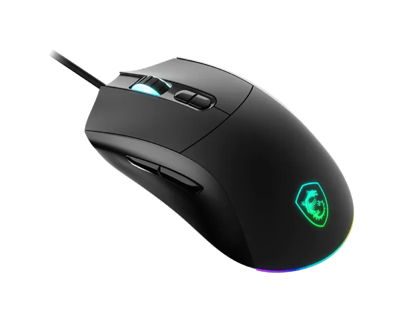 MSI Gaming Žični Miš 12800 DPI, 7 Tastera, RGB, 20 Miliona Klikova, 126 g - Miševi i tastature