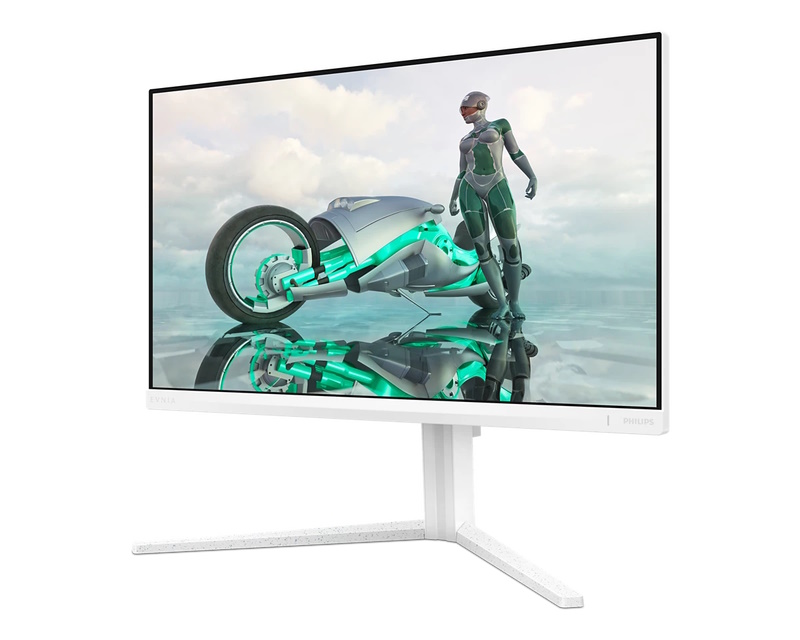 Philips Evnia Gaming Monitor 23.8 inča Fast IPS 180Hz, 126% sRGB, HDR10, Beli - PC monitori