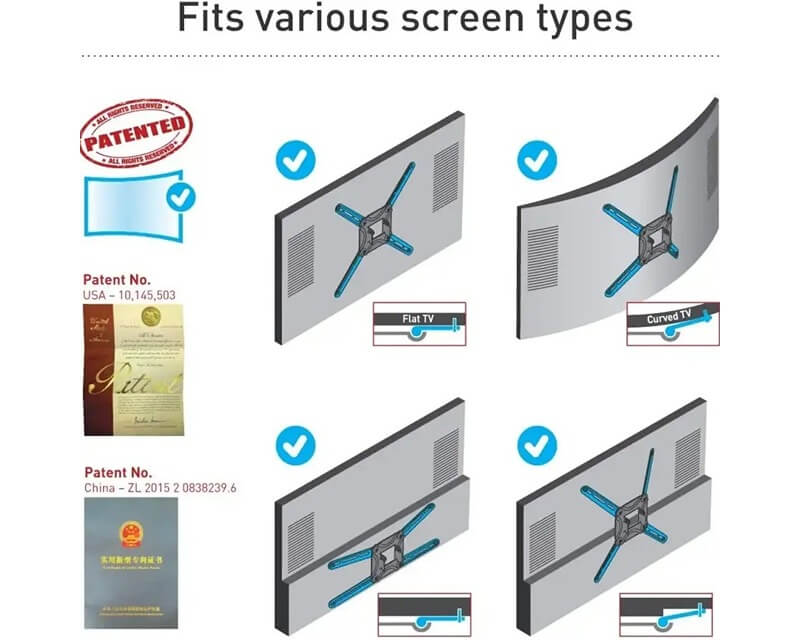 Plafonski nosač za TV do 65