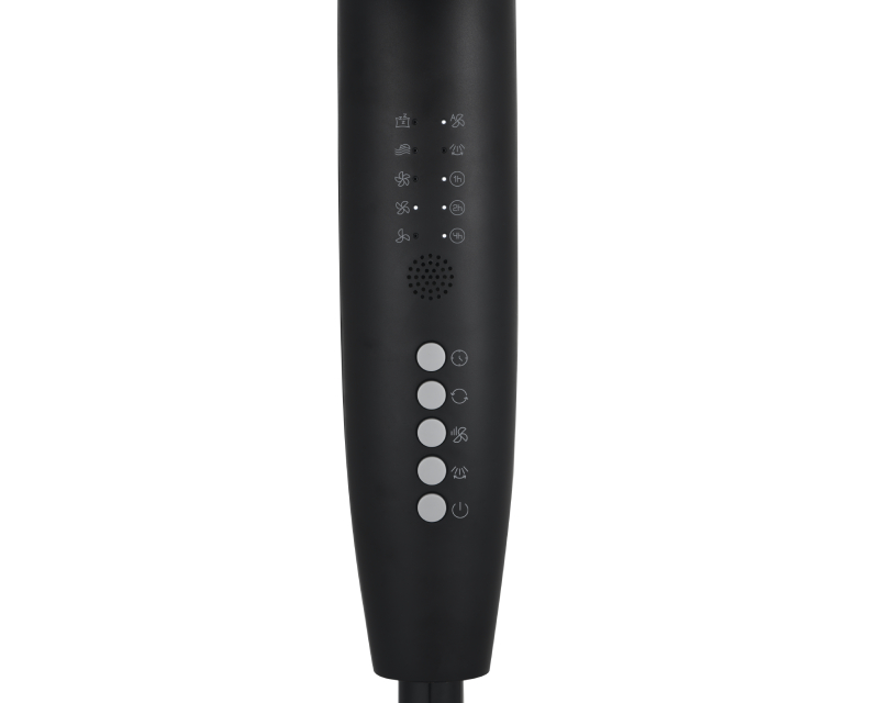 Podni ventilator 50W sa 3 brzine crni visina 134cm - Stojeći ventilatori