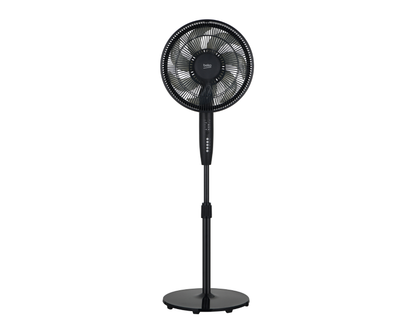 Podni ventilator 50W sa 3 brzine crni visina 134cm - Stojeći ventilatori