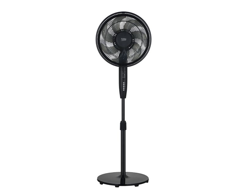 Podni ventilator 50W sa 3 brzine crni visina 134cm - Stojeći ventilatori