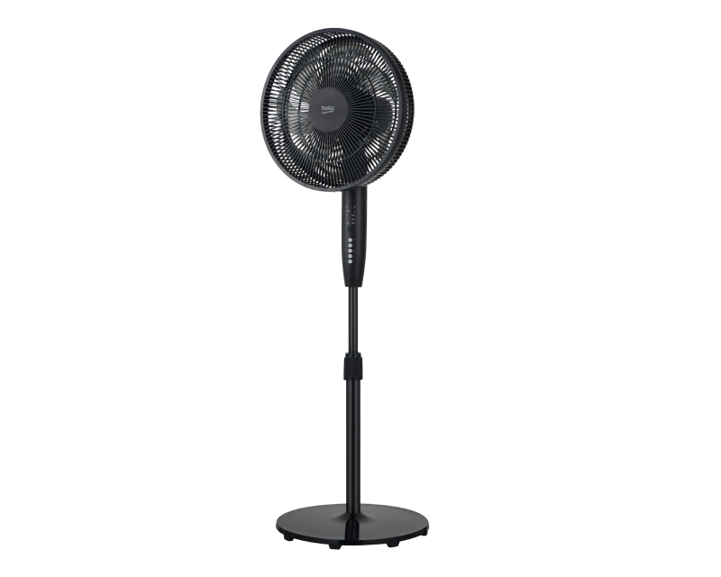 Podni ventilator 50W sa 3 brzine crni visina 134cm - Stojeći ventilatori