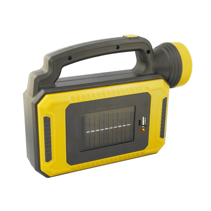 Punjiva LED baterijska lampa žuta - Led lampe na baterije