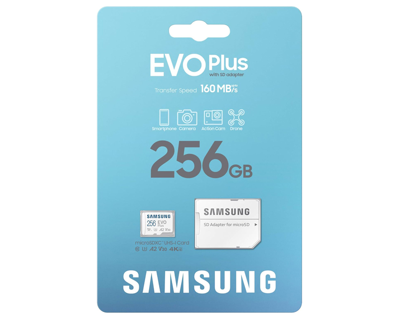 SAMSUNG Memorijska kartica EVO PLUS MicroSD 256GB - Hard disk za video nadzor