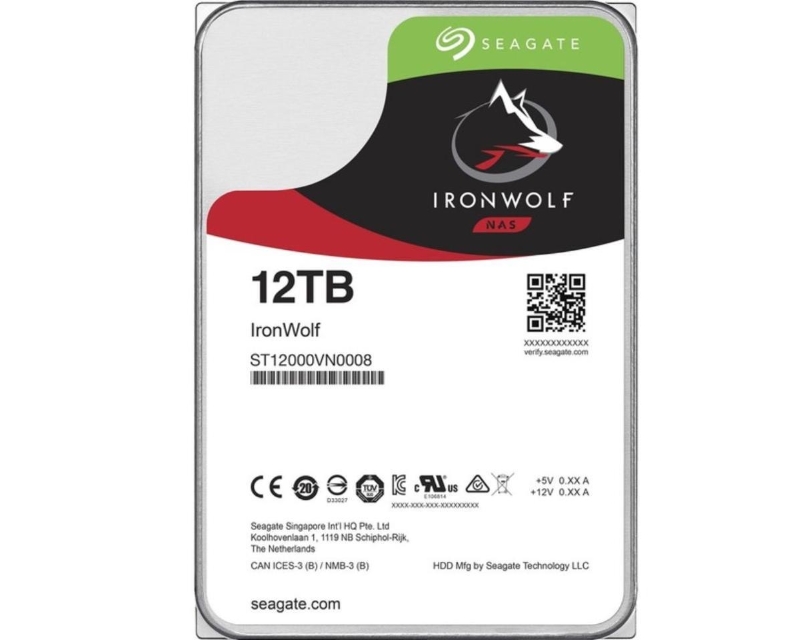 SEAGATE 12TB 3.5 inča Ironwolf hard disk - Hard disk za video nadzor